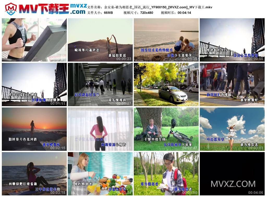余安童-谁为相思老_国语_流行_YF900150